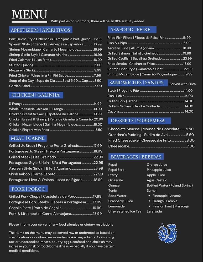 Novo Mundo Restaurant Menu image 1